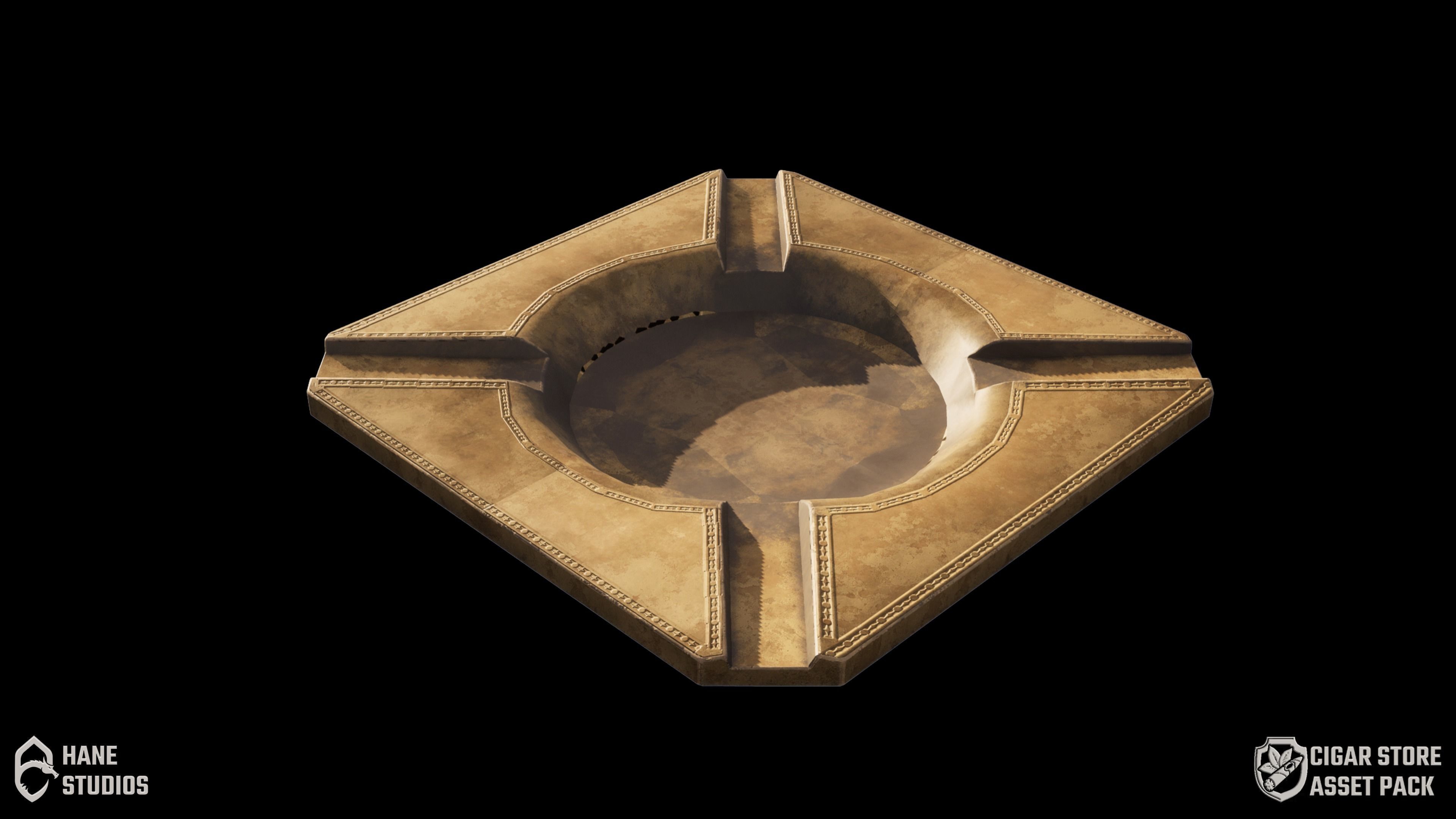 Cigar Pack - Cigars Cigarettes Ashtrays and Zippo - 15 Model Low-poly 3D model_15