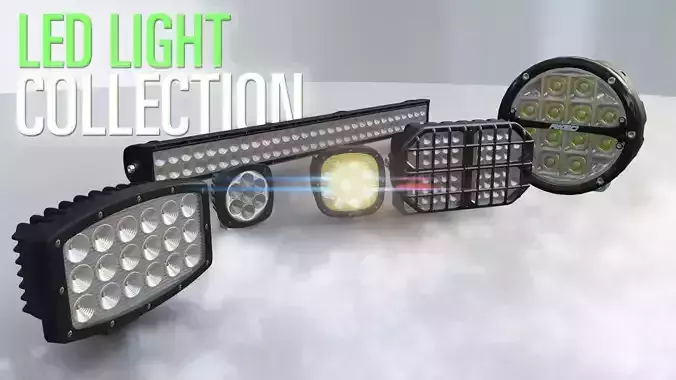 LED Lights Collection 3D model