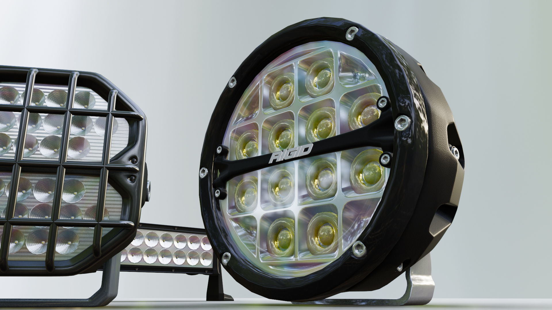 LED Lights Collection 3D model_4