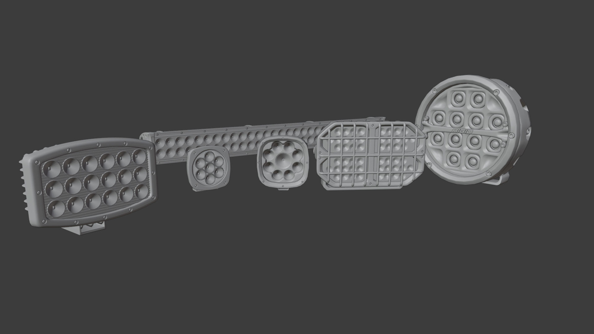 LED Lights Collection 3D model_14