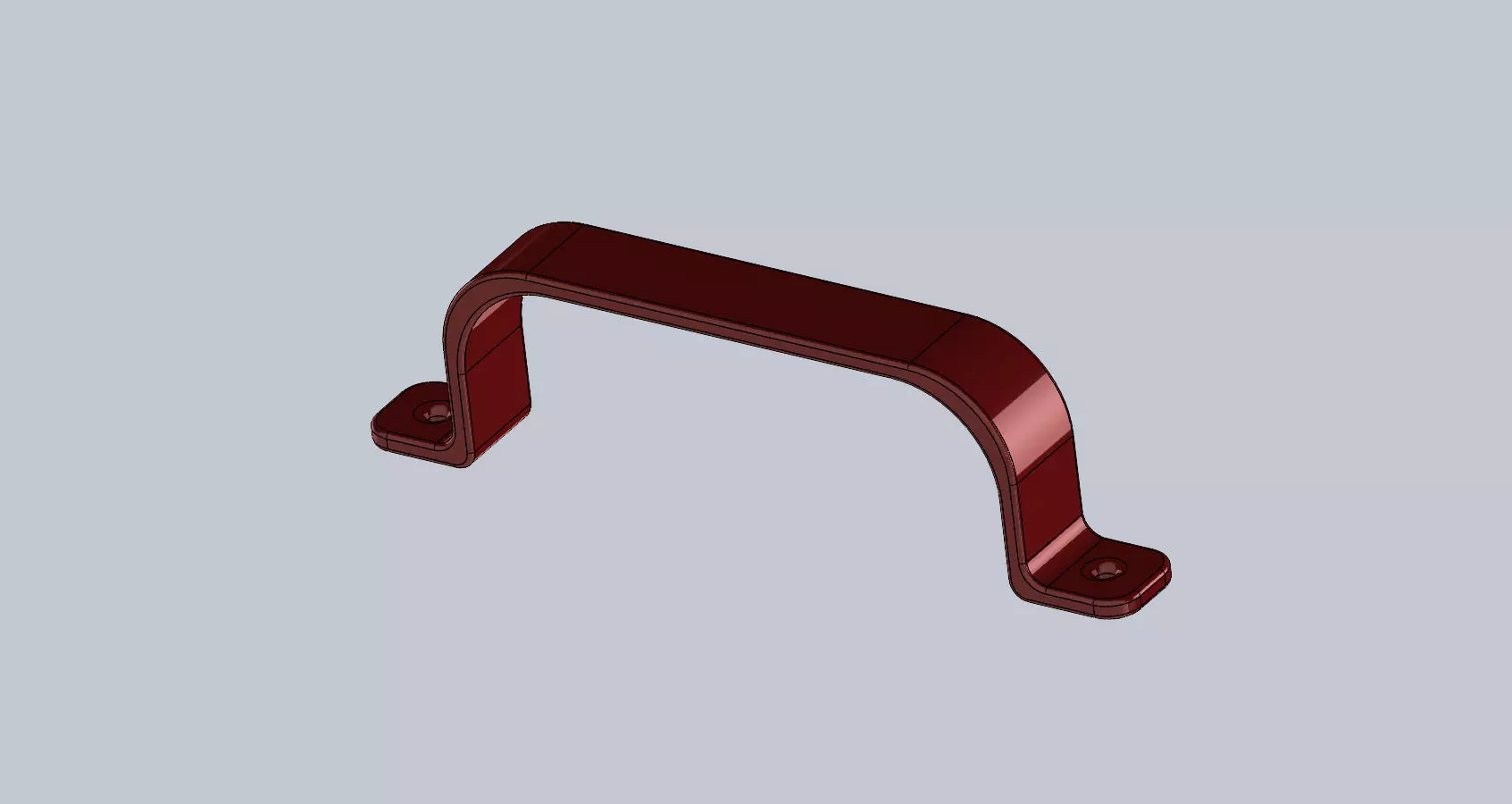 andle for door 3D print model_0