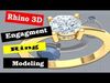 Engagement diamond ring baguette Free 3D print model_2
