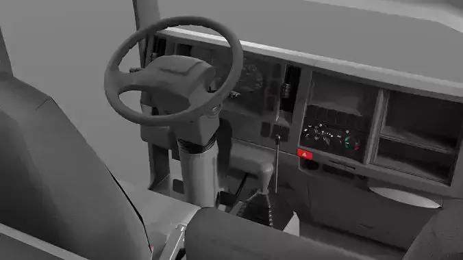 ISUZU NLR130 Carry interior 3D model