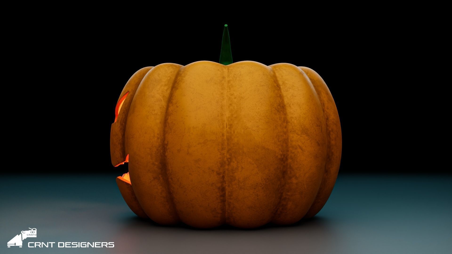 Halloween Pumpkin 3D Model 3D model_2