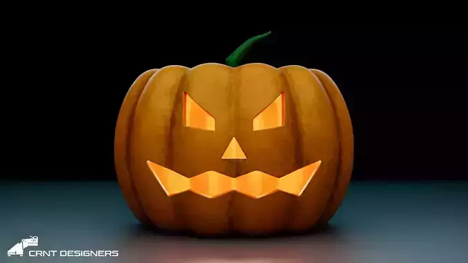 Halloween Pumpkin 3D Model
