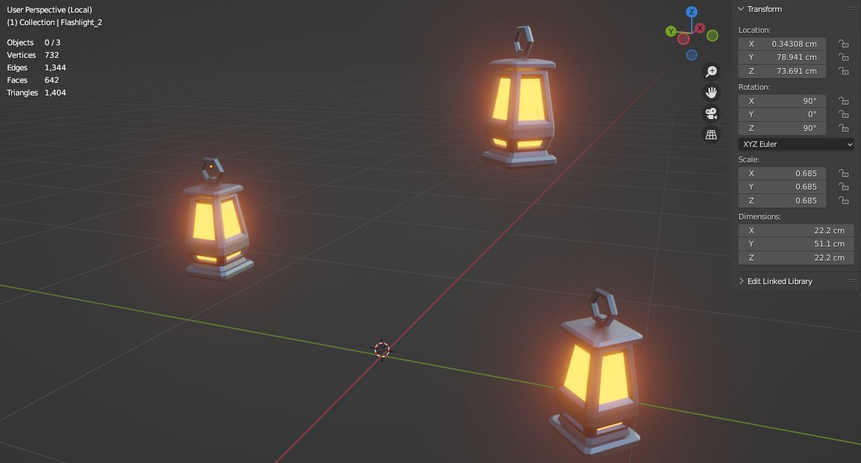 Mining cart 3D model Low-poly 3D model_24