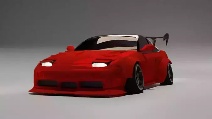Nissan 180sx 3D model