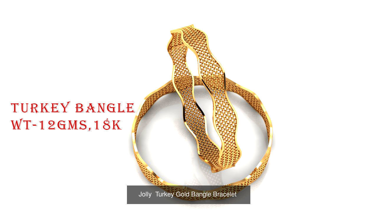 9 UNIQUE ELEGANT GOLD BANGLE BRACELET 3D Model Collection_7
