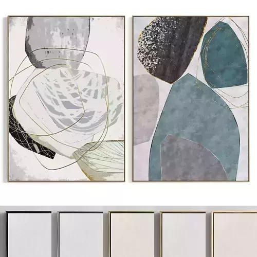 Plaster Two Photo Frame 403