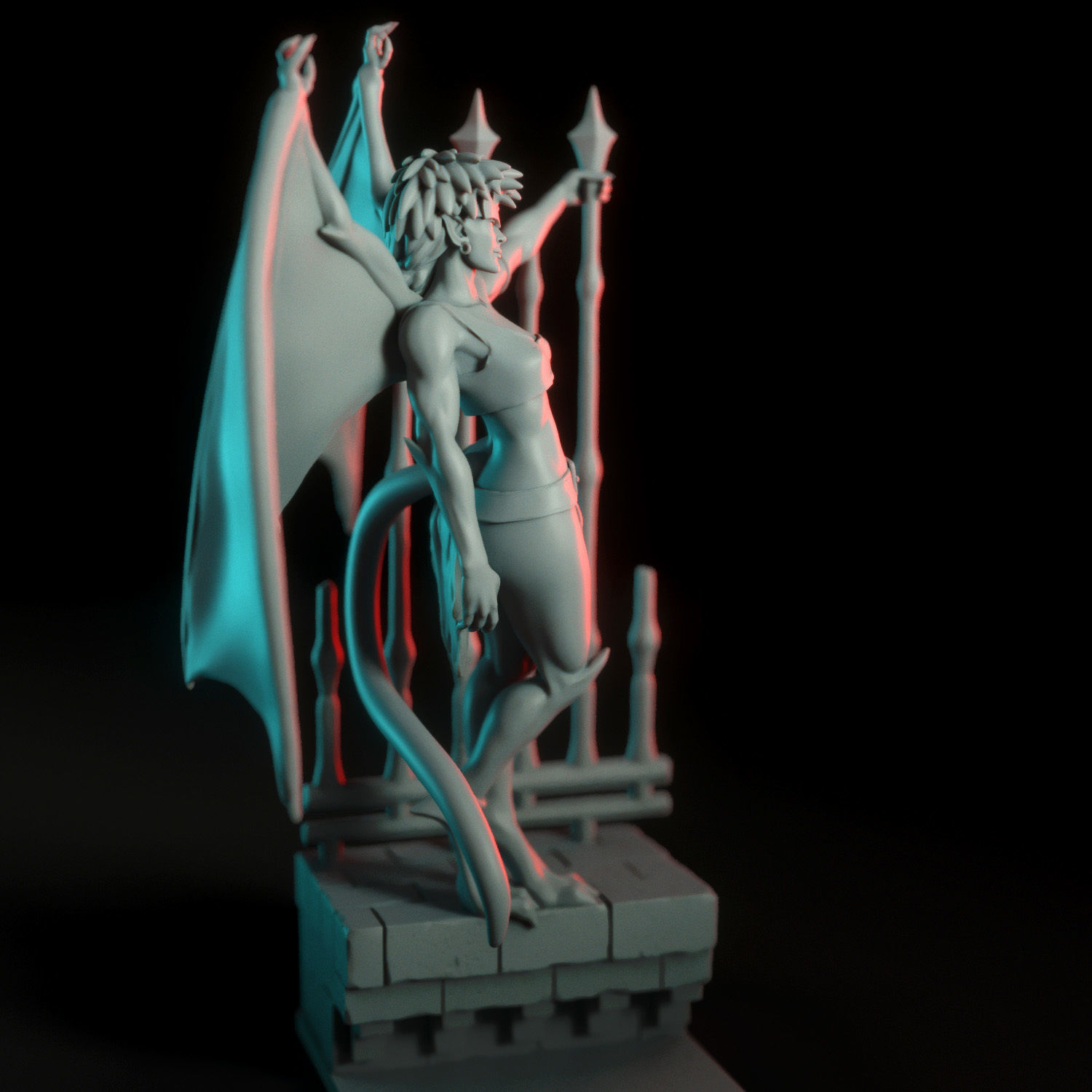 Demona 3D print model_7