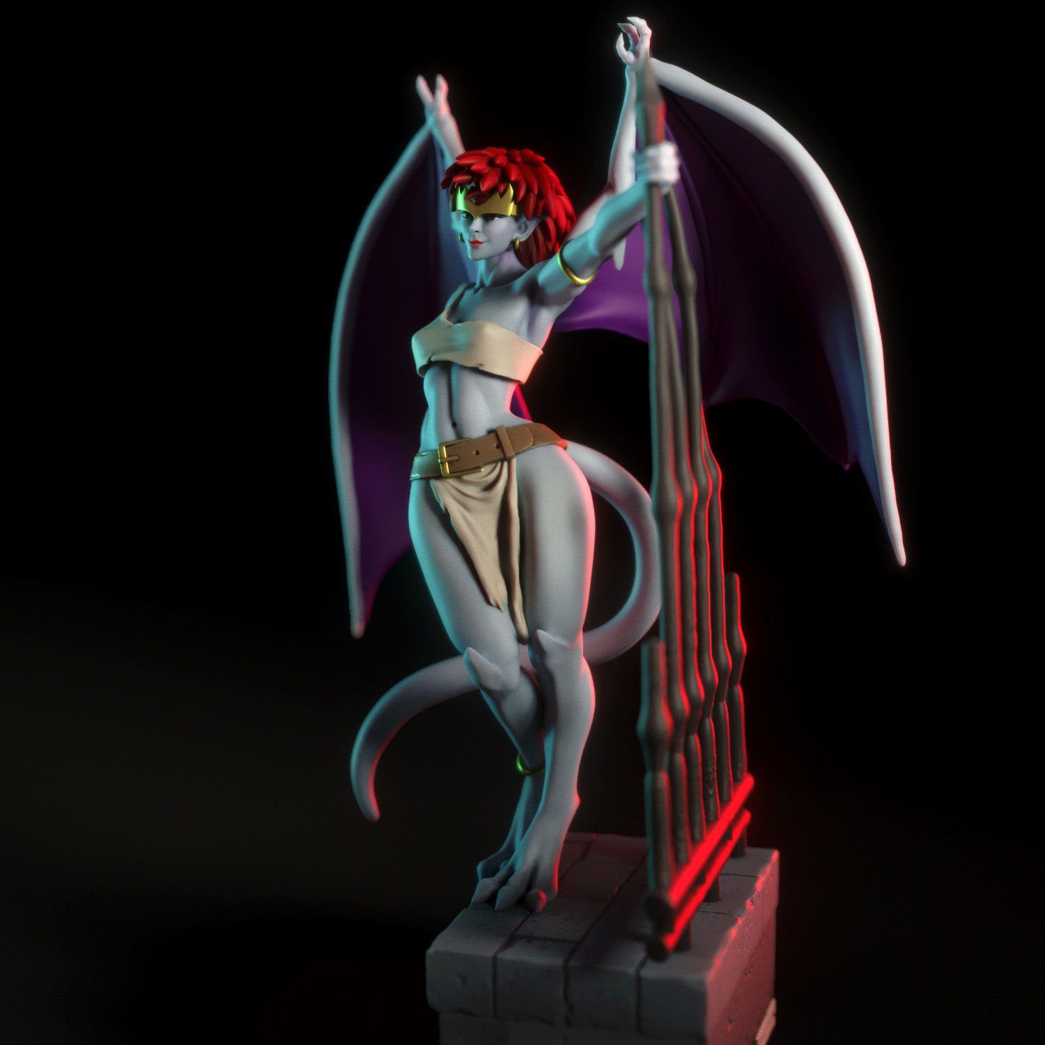 Demona 3D print model_4