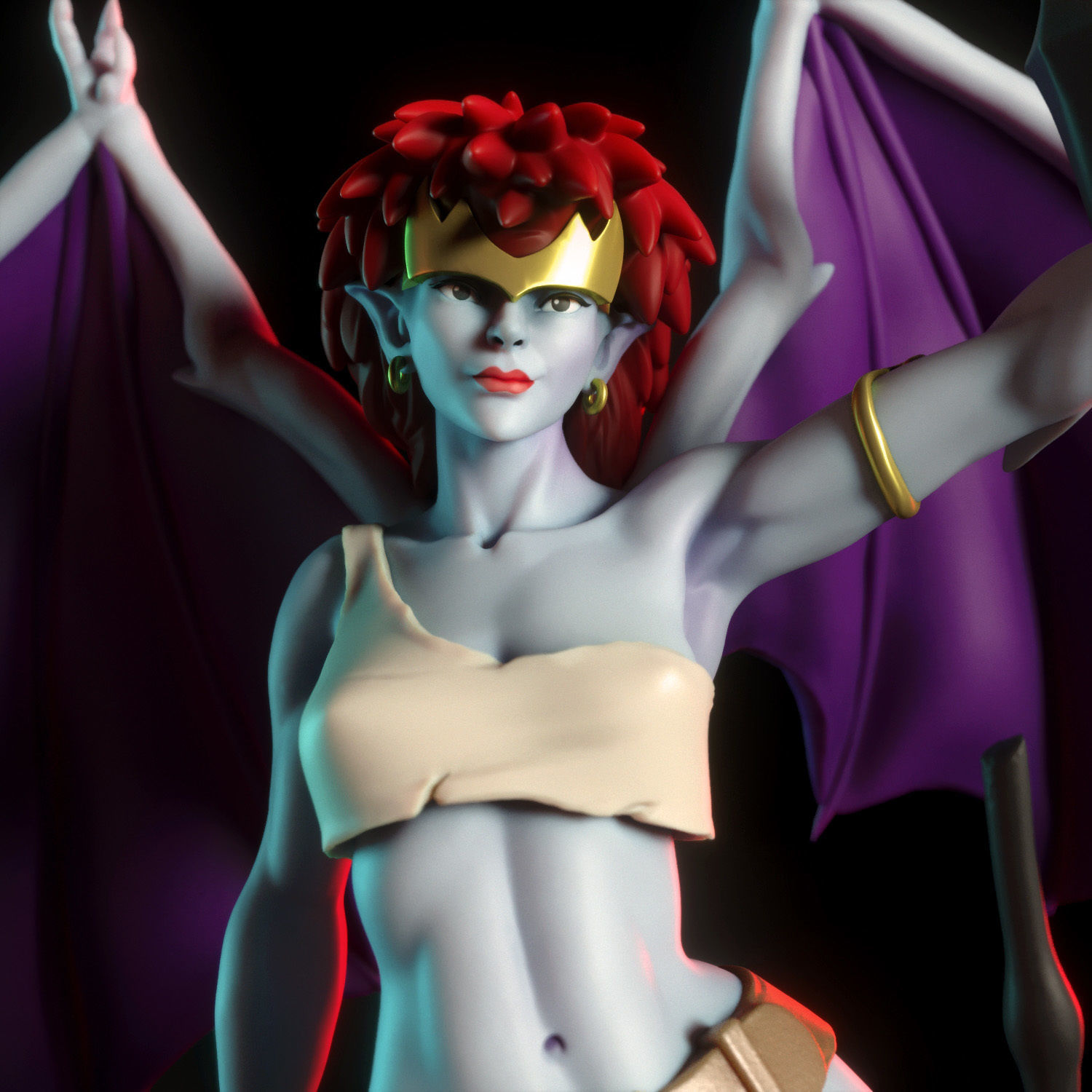Demona 3D print model_5