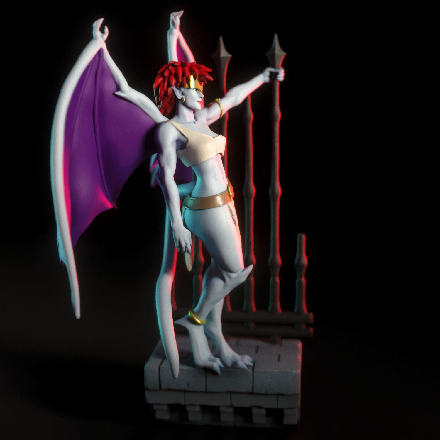 Demona 3D print model_1
