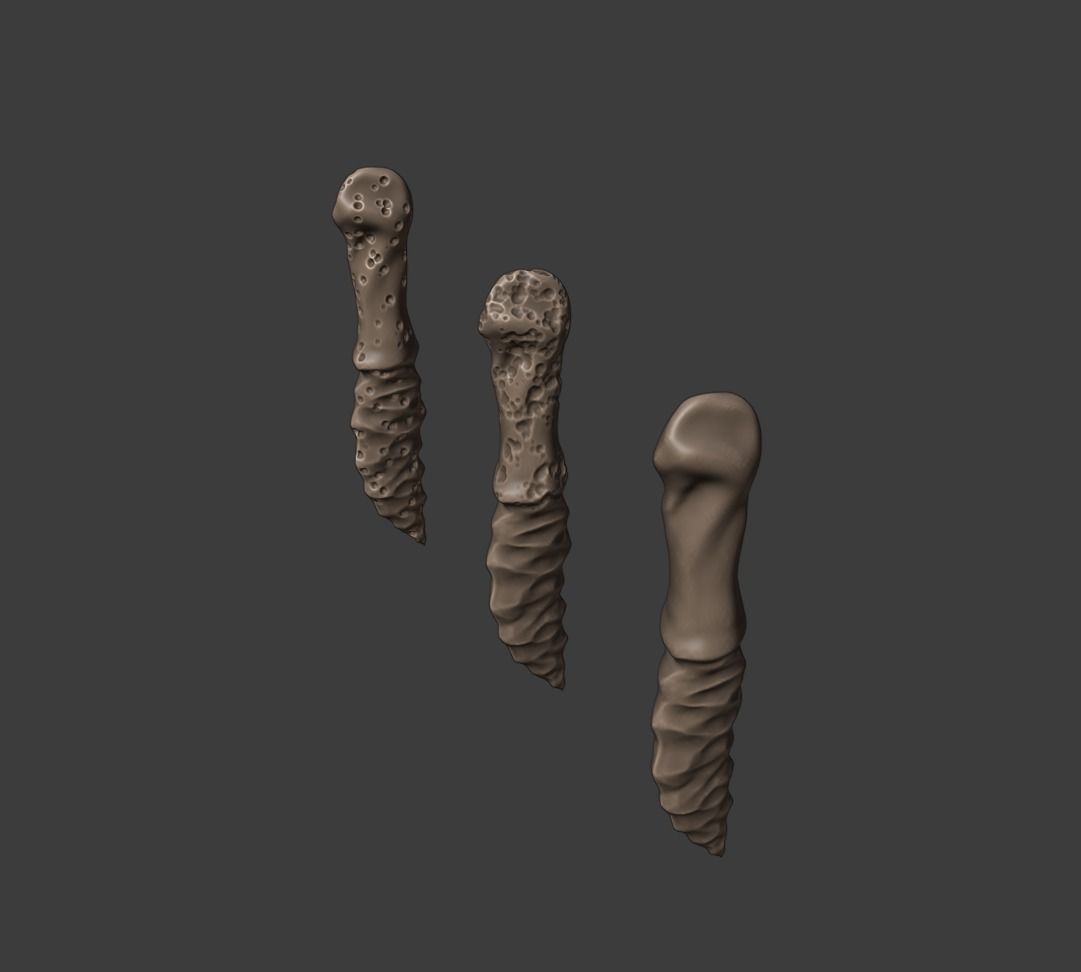 Hip Bone Dagger - 3D file - STL 3D print model_7