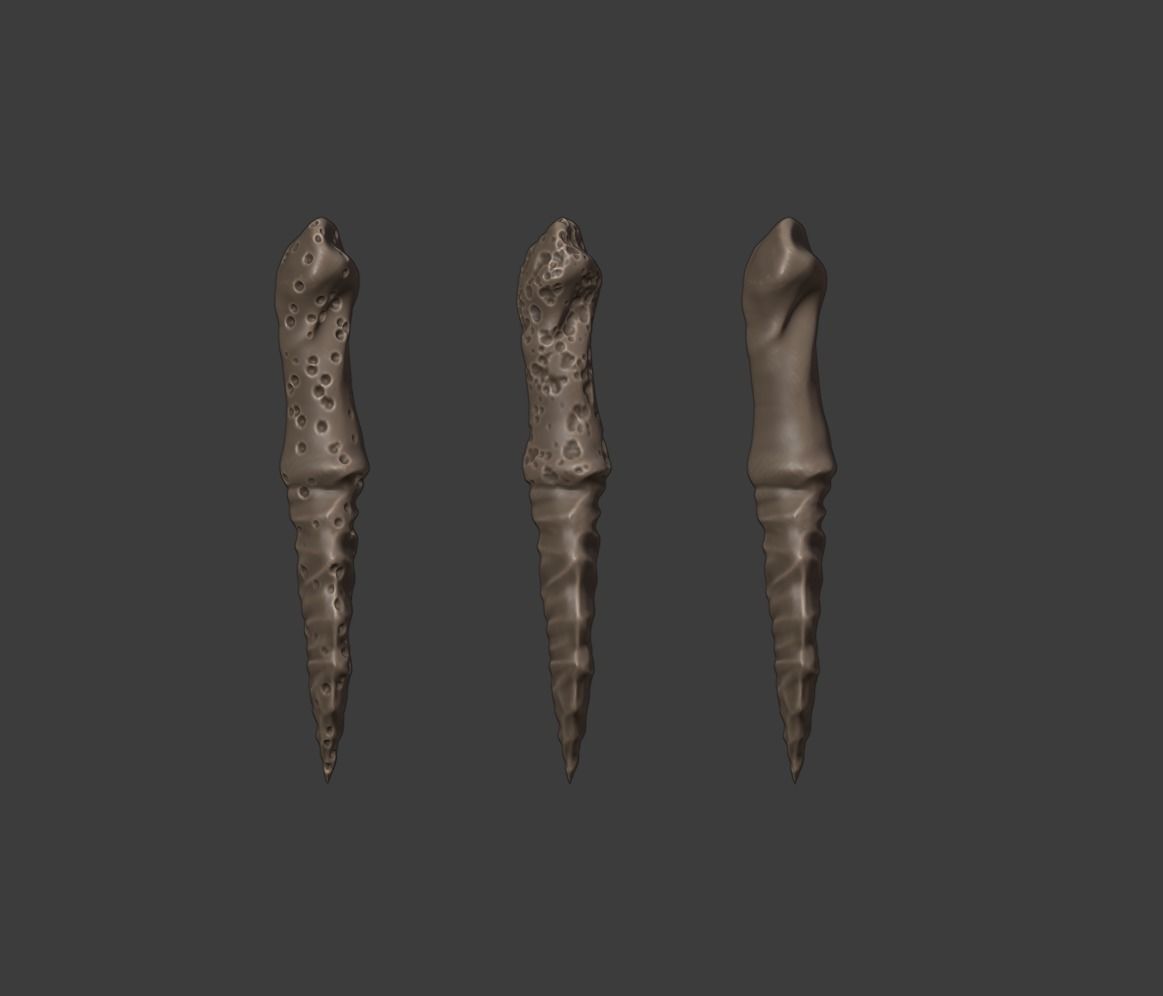 Hip Bone Dagger - 3D file - STL 3D print model_5