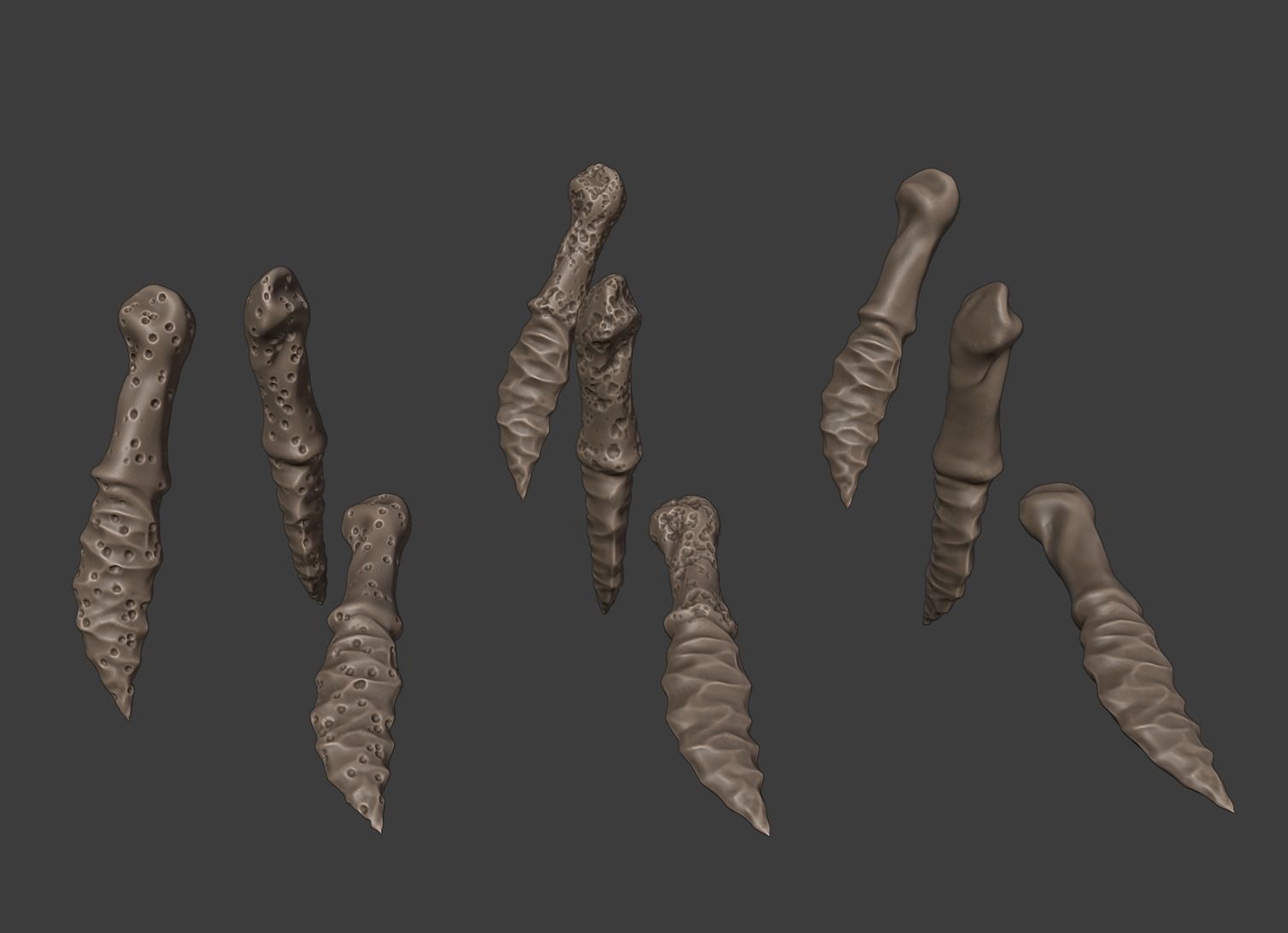 Hip Bone Dagger - 3D file - STL 3D print model_6
