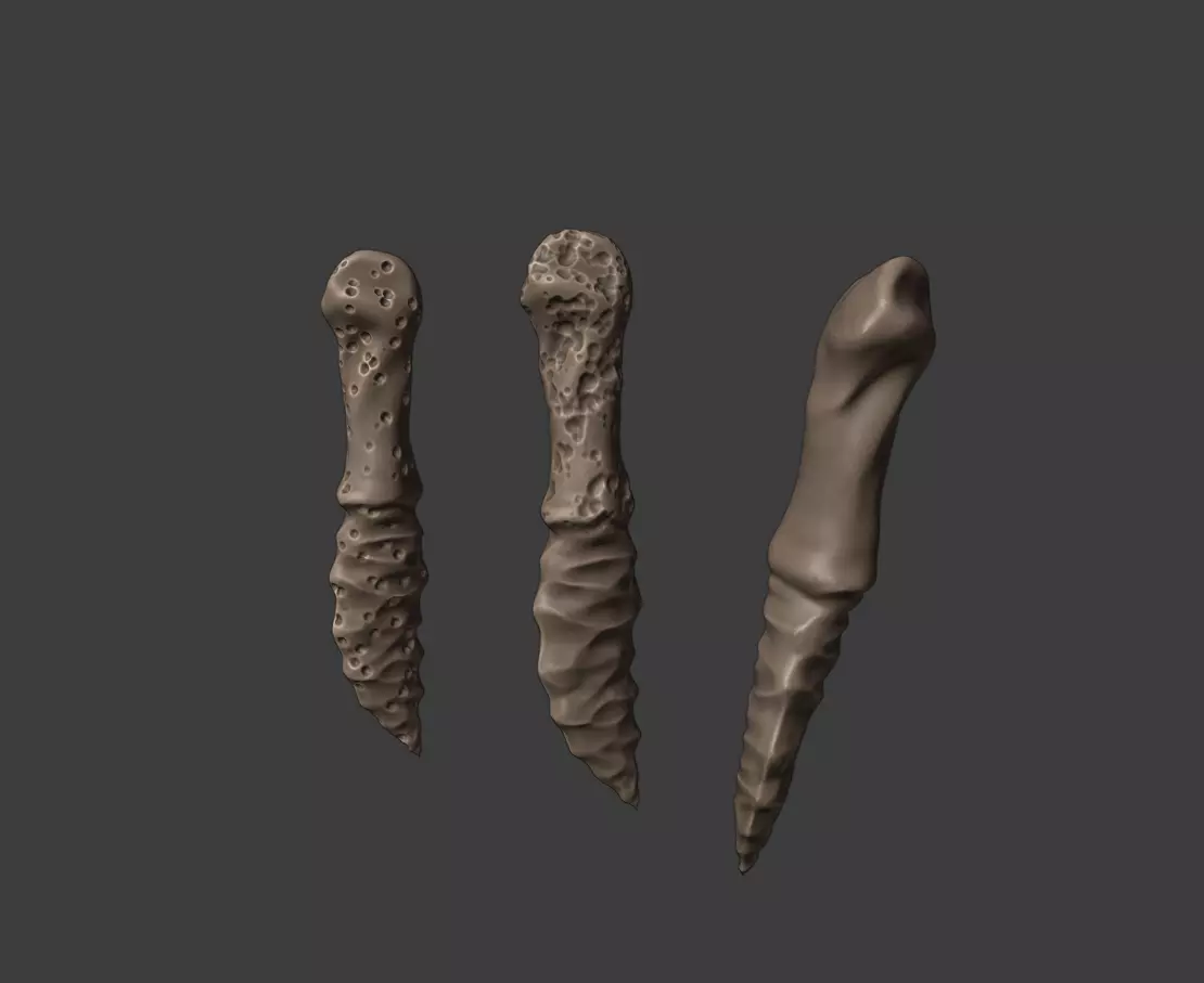 Hip Bone Dagger - 3D file - STL 3D print model_0