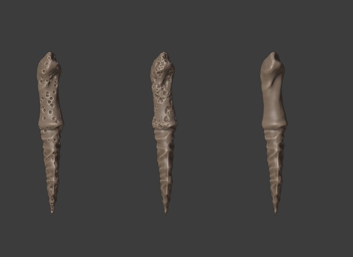 Hip Bone Dagger - 3D file - STL 3D print model_3