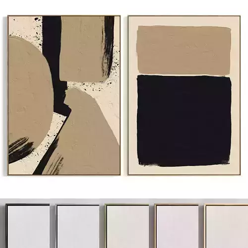 Plaster Two Photo Frame 404