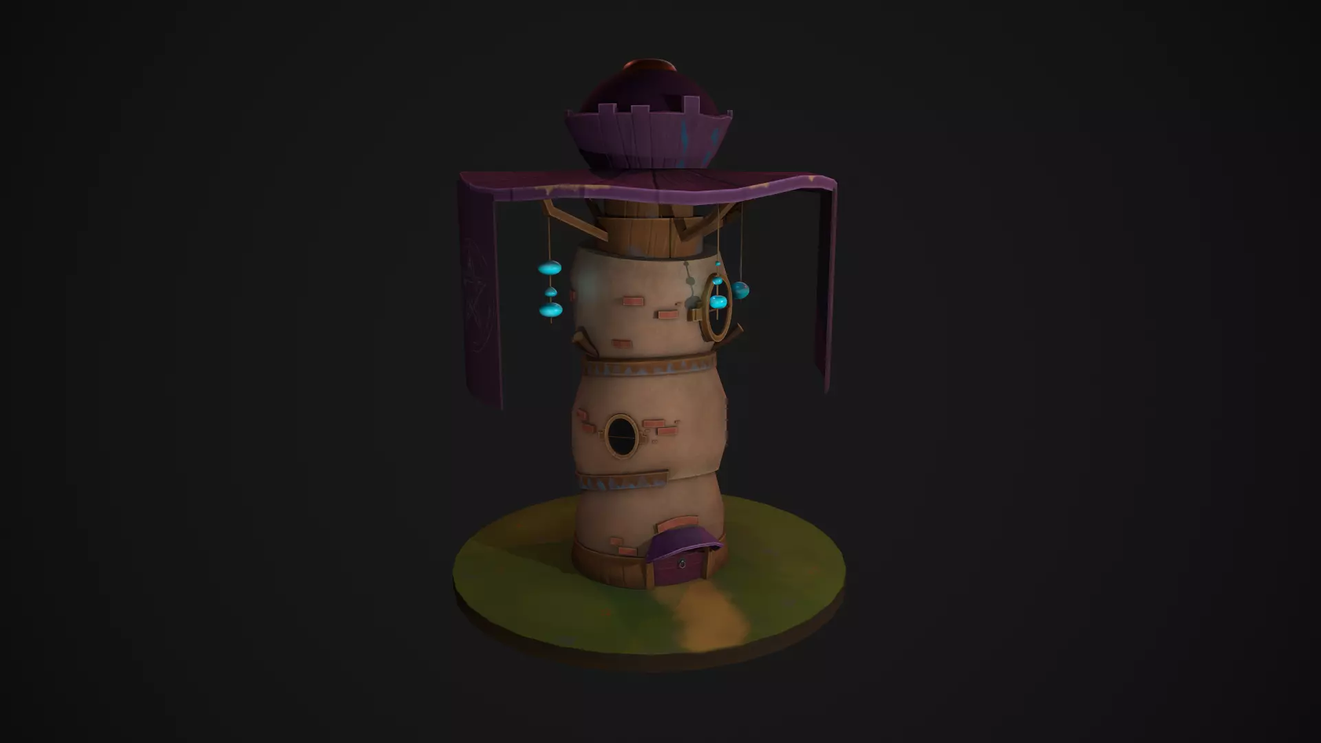 Wizard Build Prop 3D model_0