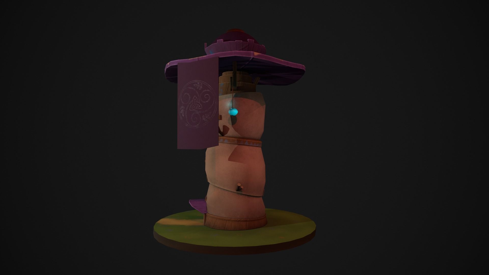 Wizard Build Prop 3D model_4