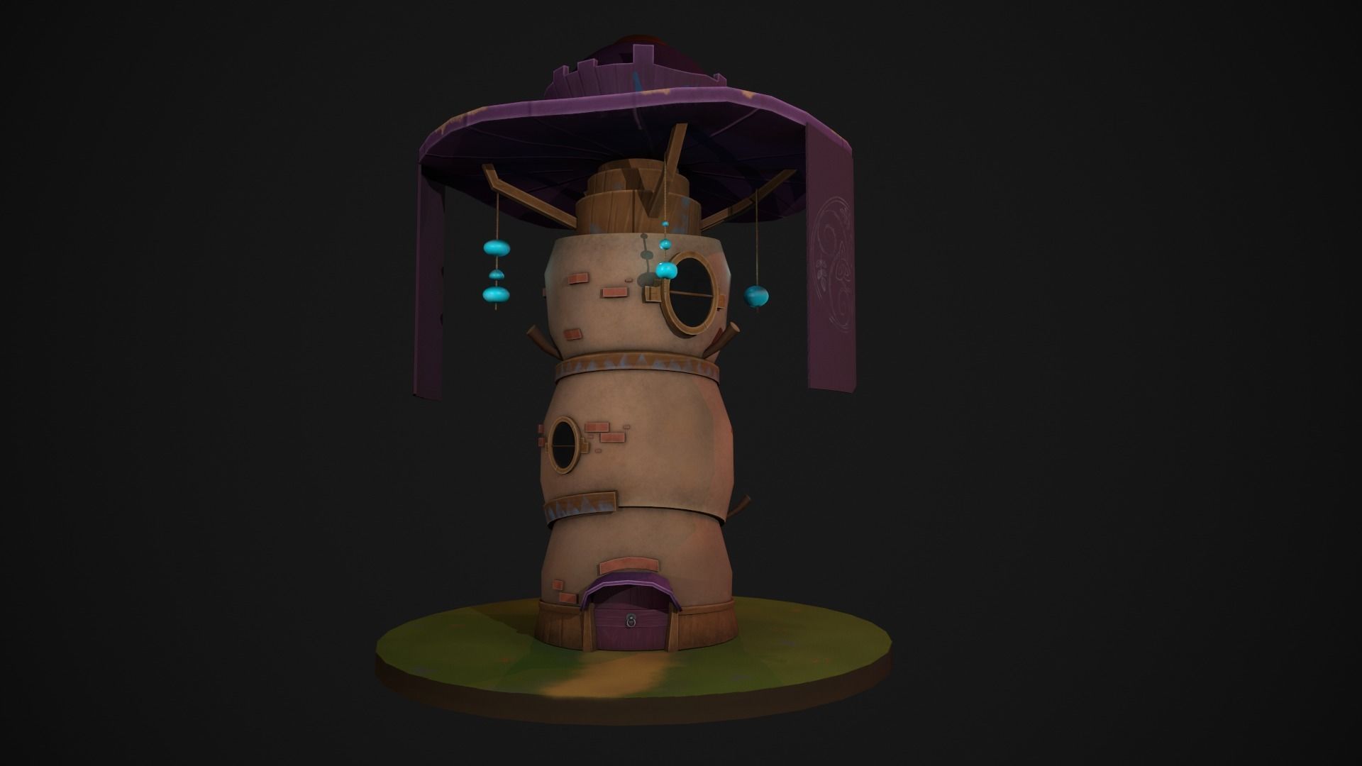 Wizard Build Prop 3D model_3