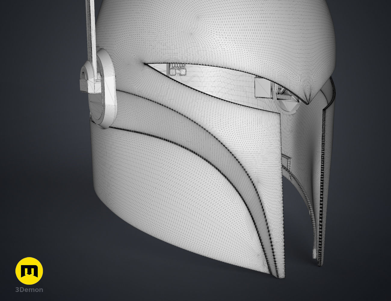 Sabine Wren Cosplay Helmet from Star Wars Ahsoka 3D print model_11
