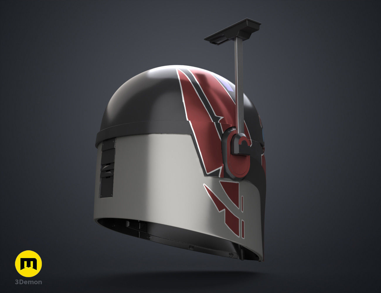 Sabine Wren Cosplay Helmet from Star Wars Ahsoka 3D print model_17