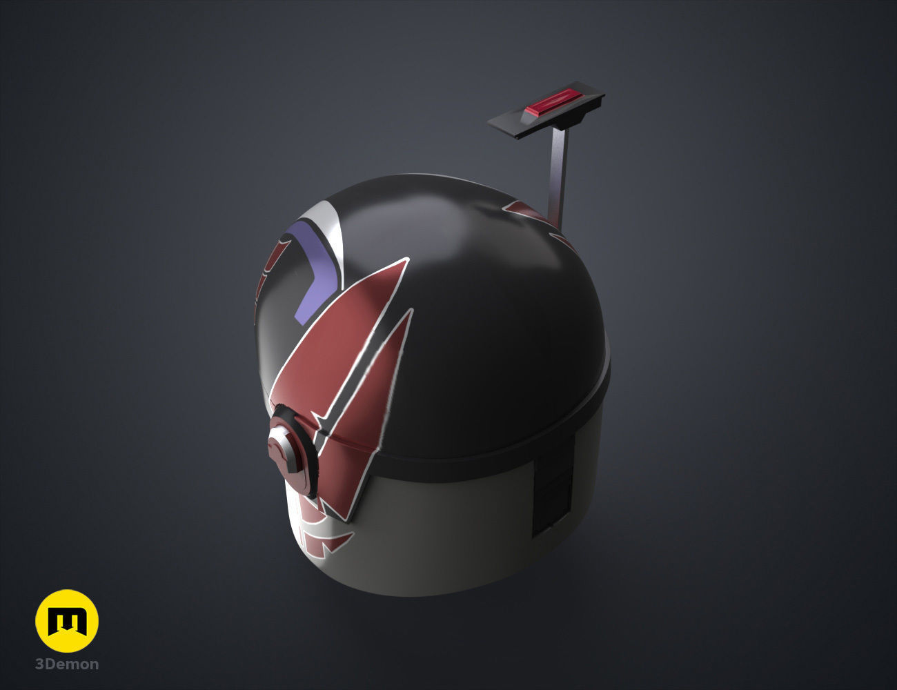 Sabine Wren Cosplay Helmet from Star Wars Ahsoka 3D print model_18