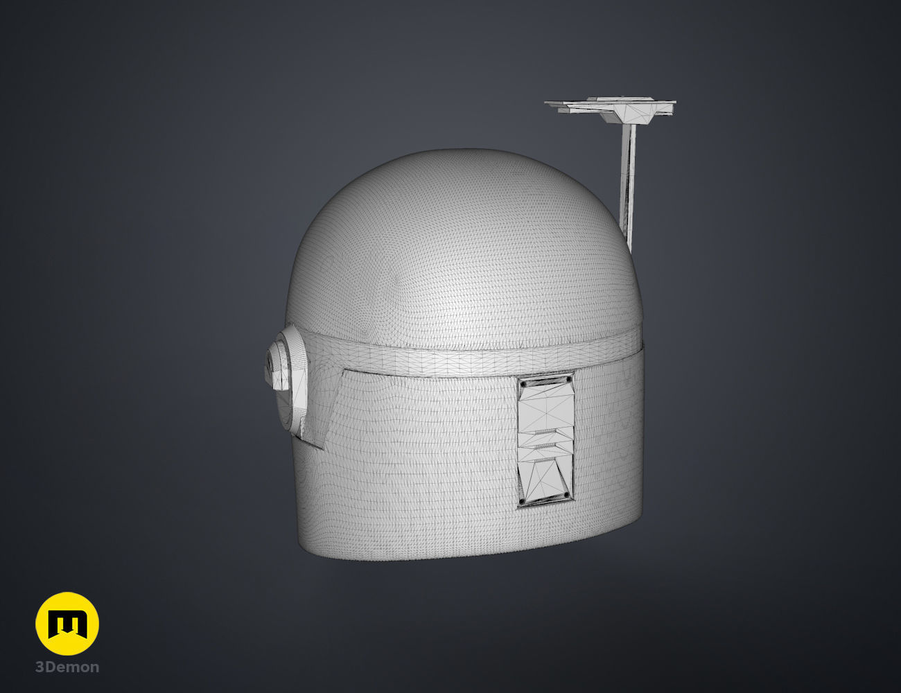 Sabine Wren Cosplay Helmet from Star Wars Ahsoka 3D print model_13