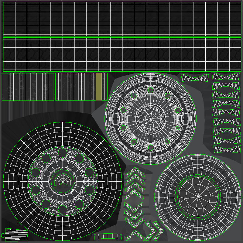 SuperLiner dropdeck trailer Low-poly 3D model_51