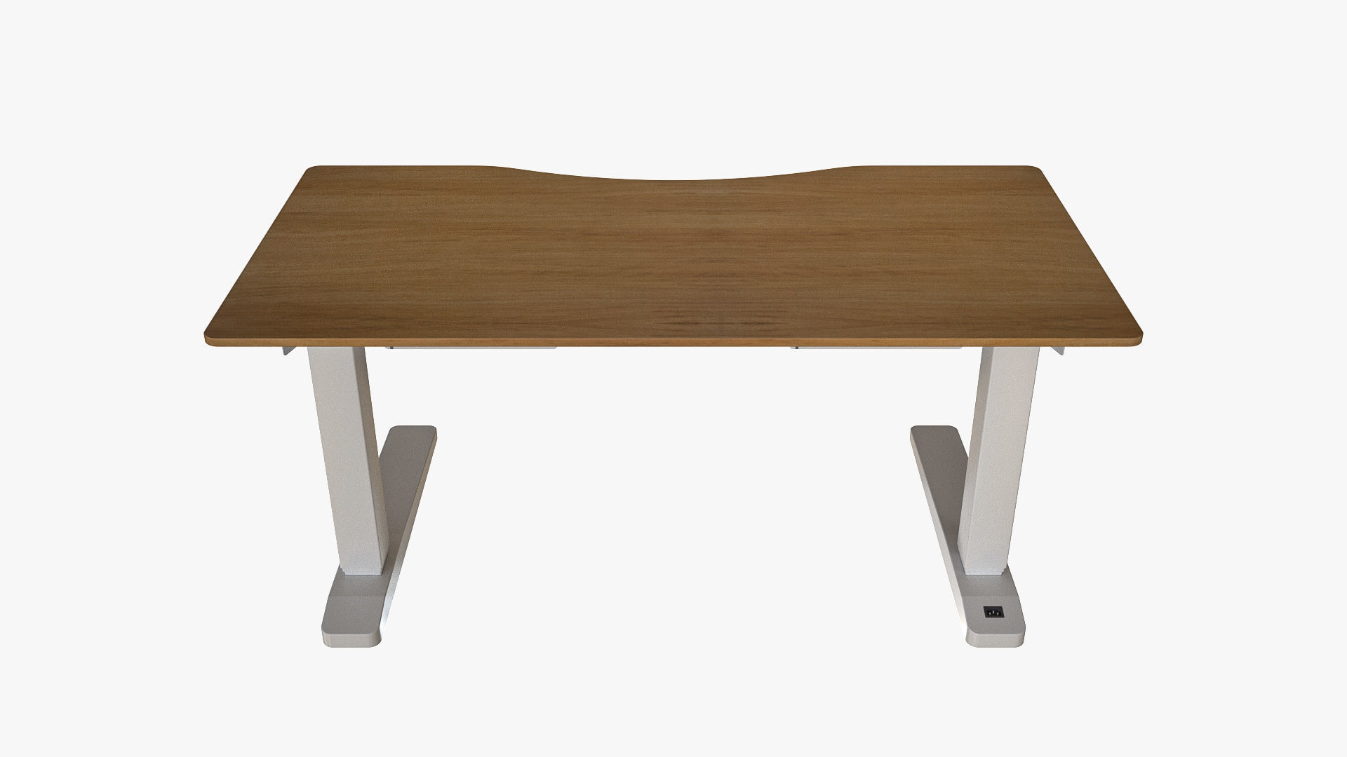 Curved Standing Desk 3D model_8