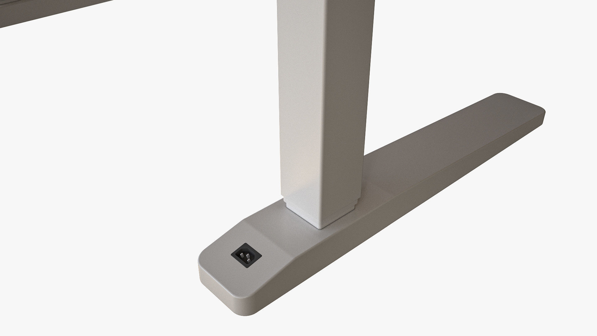 Curved Standing Desk 3D model_13