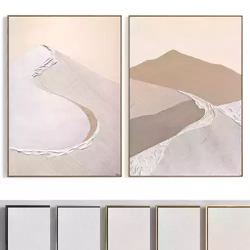 Plaster Two Photo Frame 406