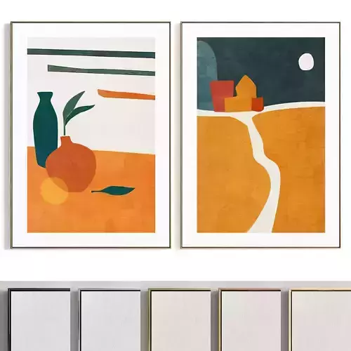 Plaster Two Photo Frame 407