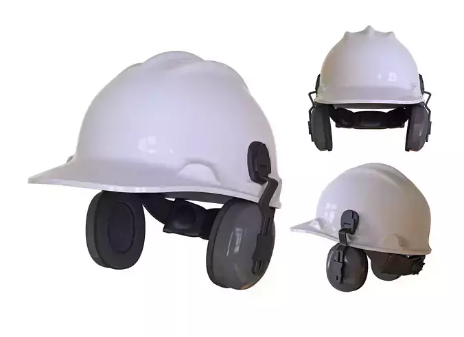 Safety Helmet with earmuffs