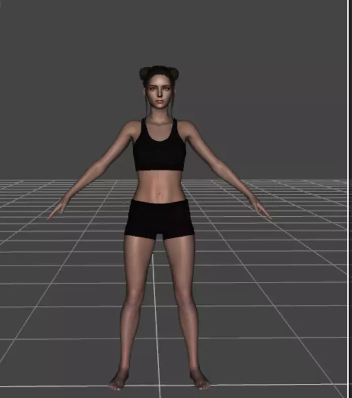 Best Female character Marry 3d model high textures 3D model_0