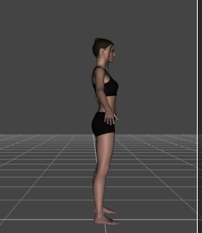 Best Female character Marry 3d model high textures 3D model_3