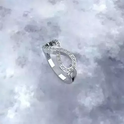 SONSUZLUK SET YUZUK KUPE KOLYE 