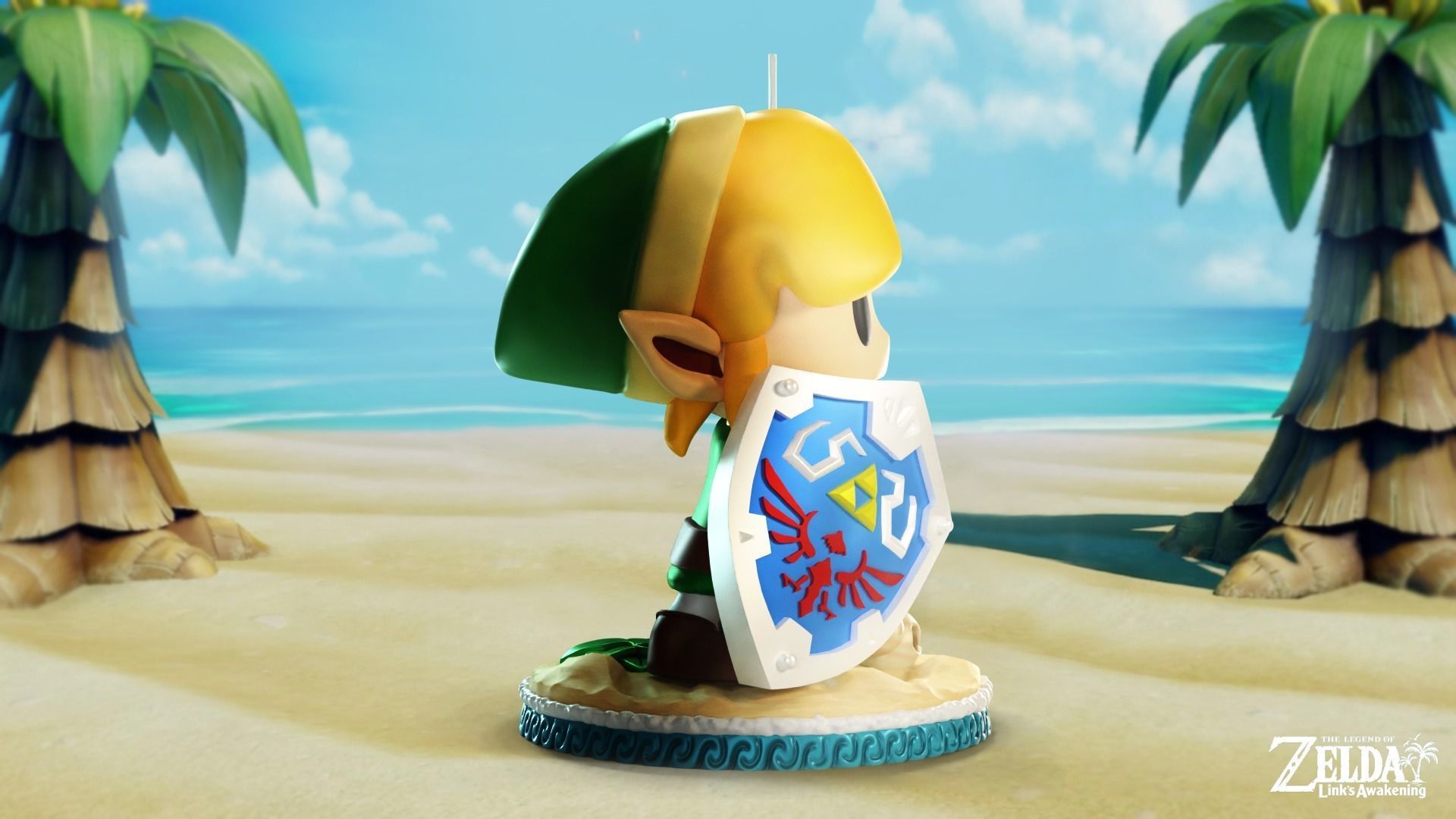 CHIBI LINK ZELDA LINKS AWAKENING FAN ART 3D print model_1