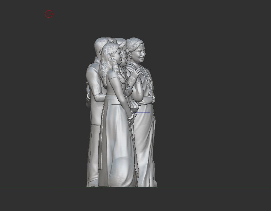 family miniature   3D print model_10
