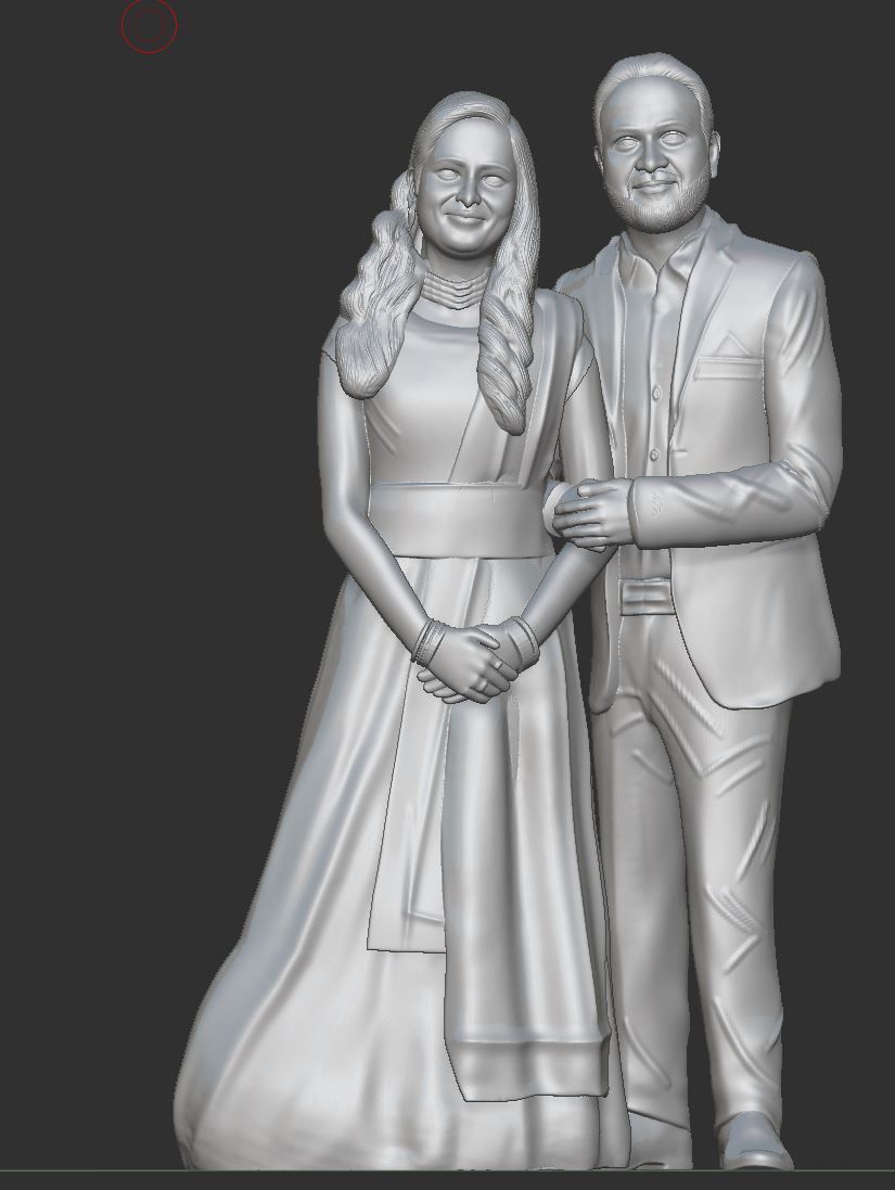 family miniature   3D print model_1