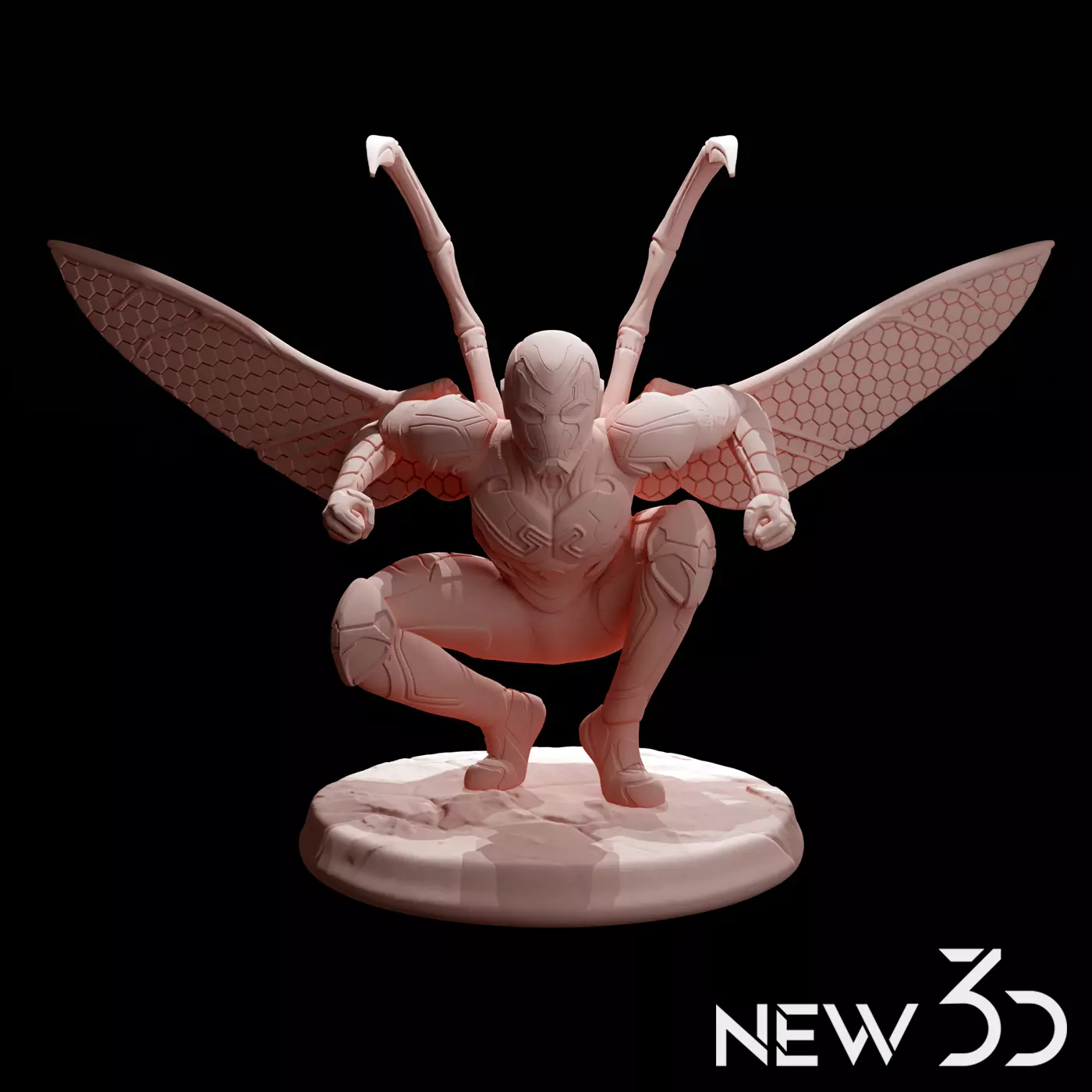 blue beetle 3D print model