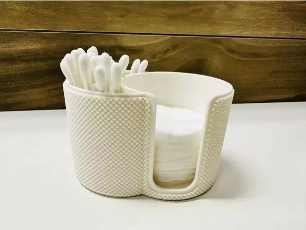 Stand for cotton swabsticks and discs Free 3D print model