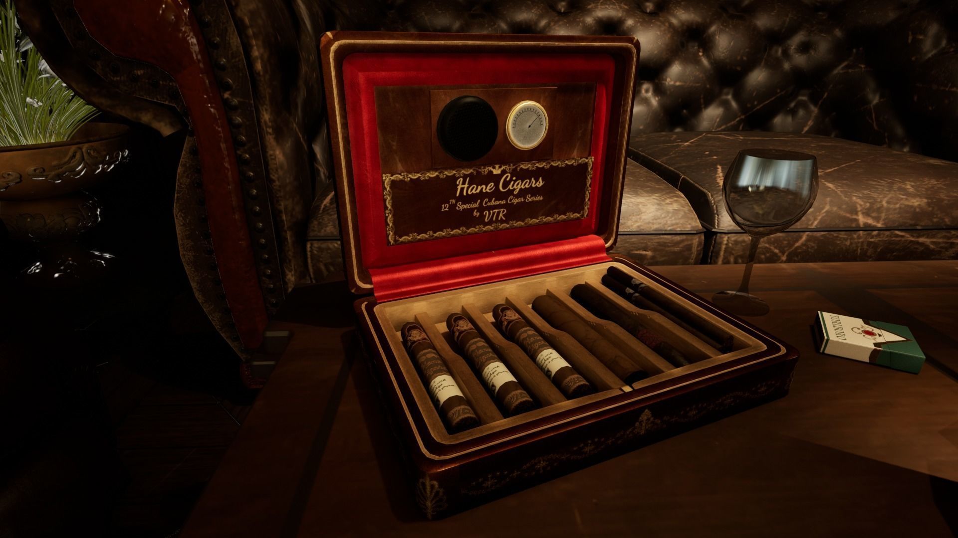 Cigar Store Pub Environment - Modular Pack - UE5 Low-poly 3D model_34