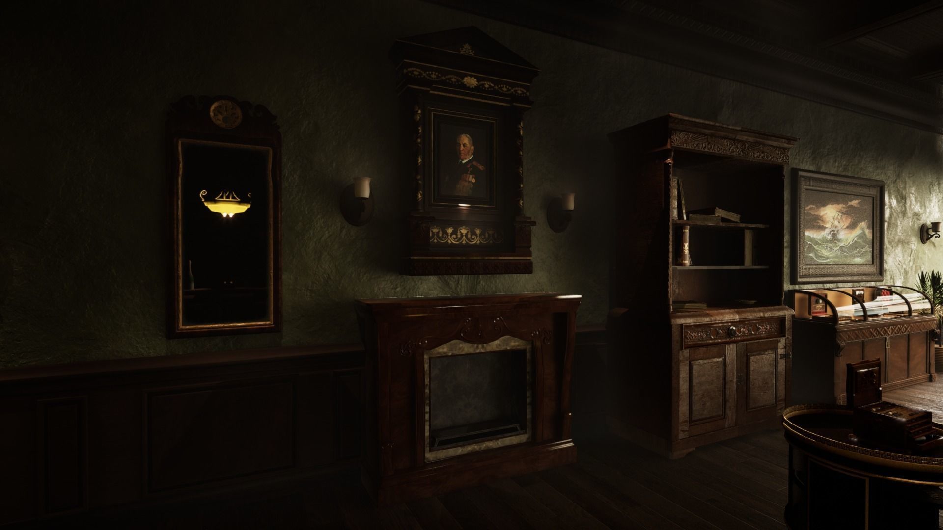 Cigar Store Pub Environment - Modular Pack - UE5 Low-poly 3D model_46