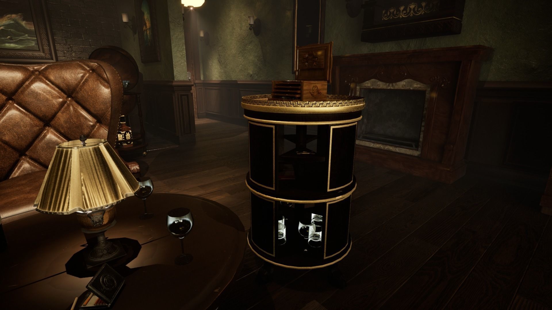 Cigar Store Pub Environment - Modular Pack - UE5 Low-poly 3D model_44