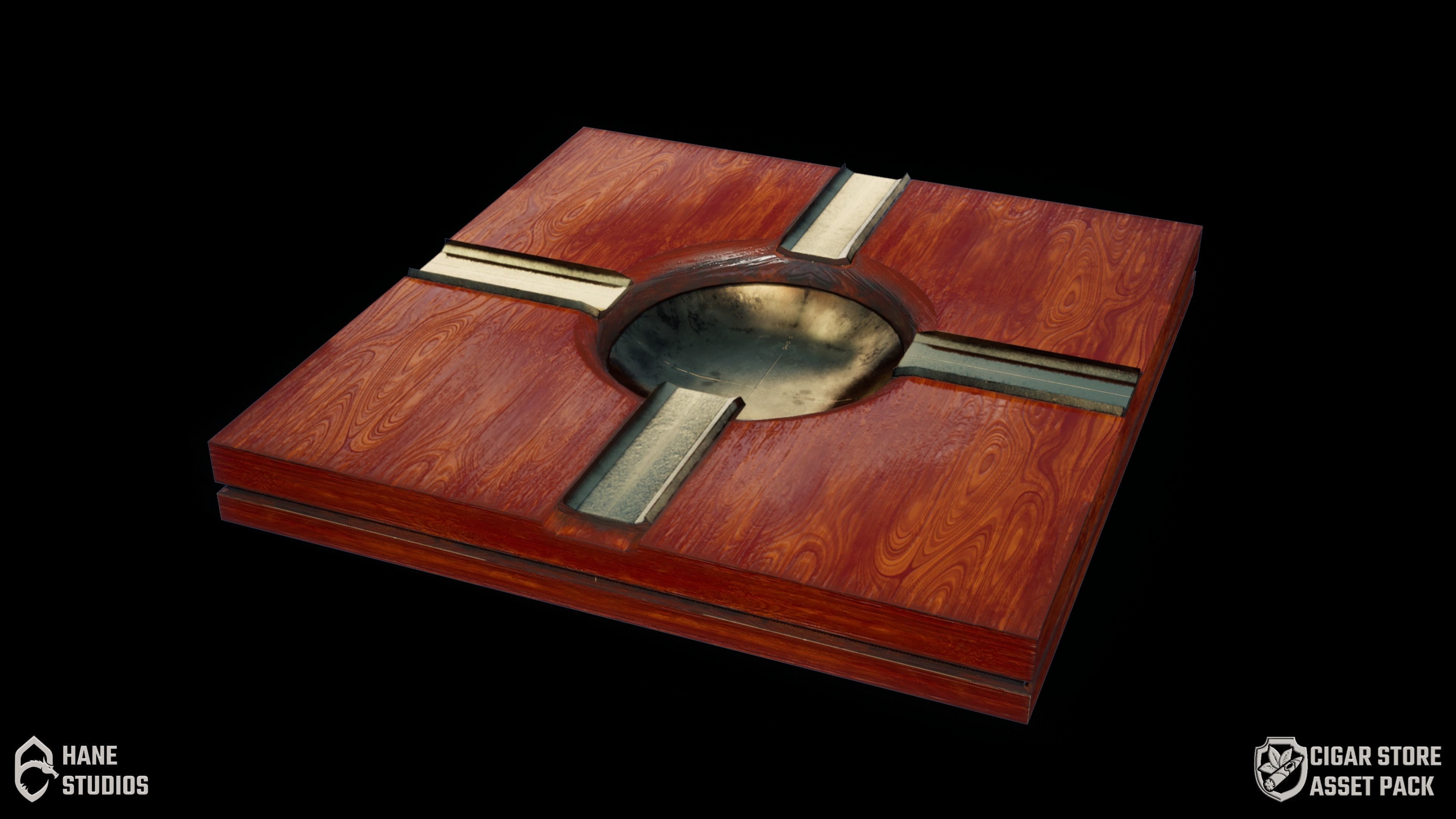 Cigar Store Pub Environment - Modular Pack - UE5 Low-poly 3D model_61