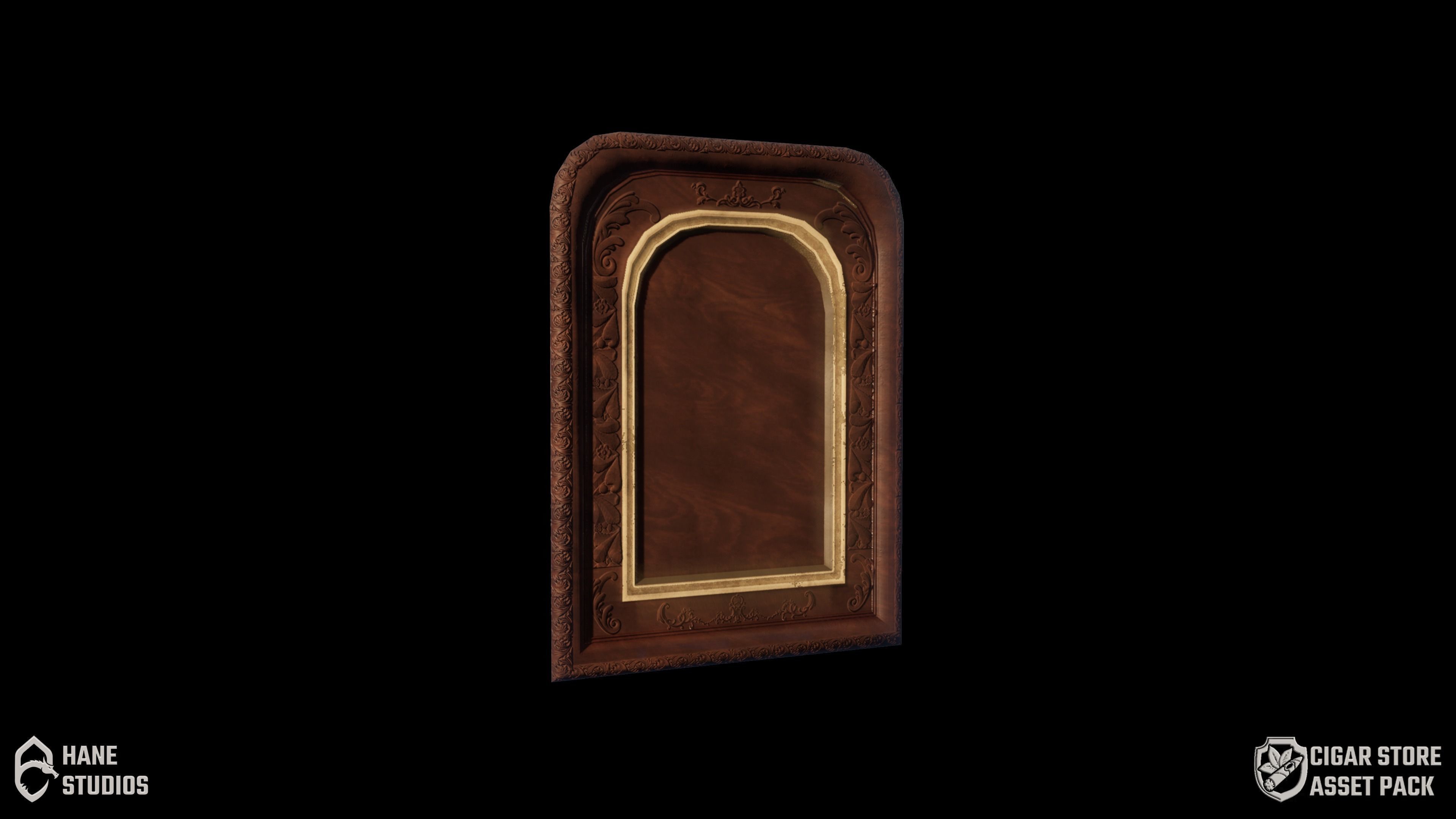 Cigar Store Pub Environment - Modular Pack - UE5 Low-poly 3D model_77