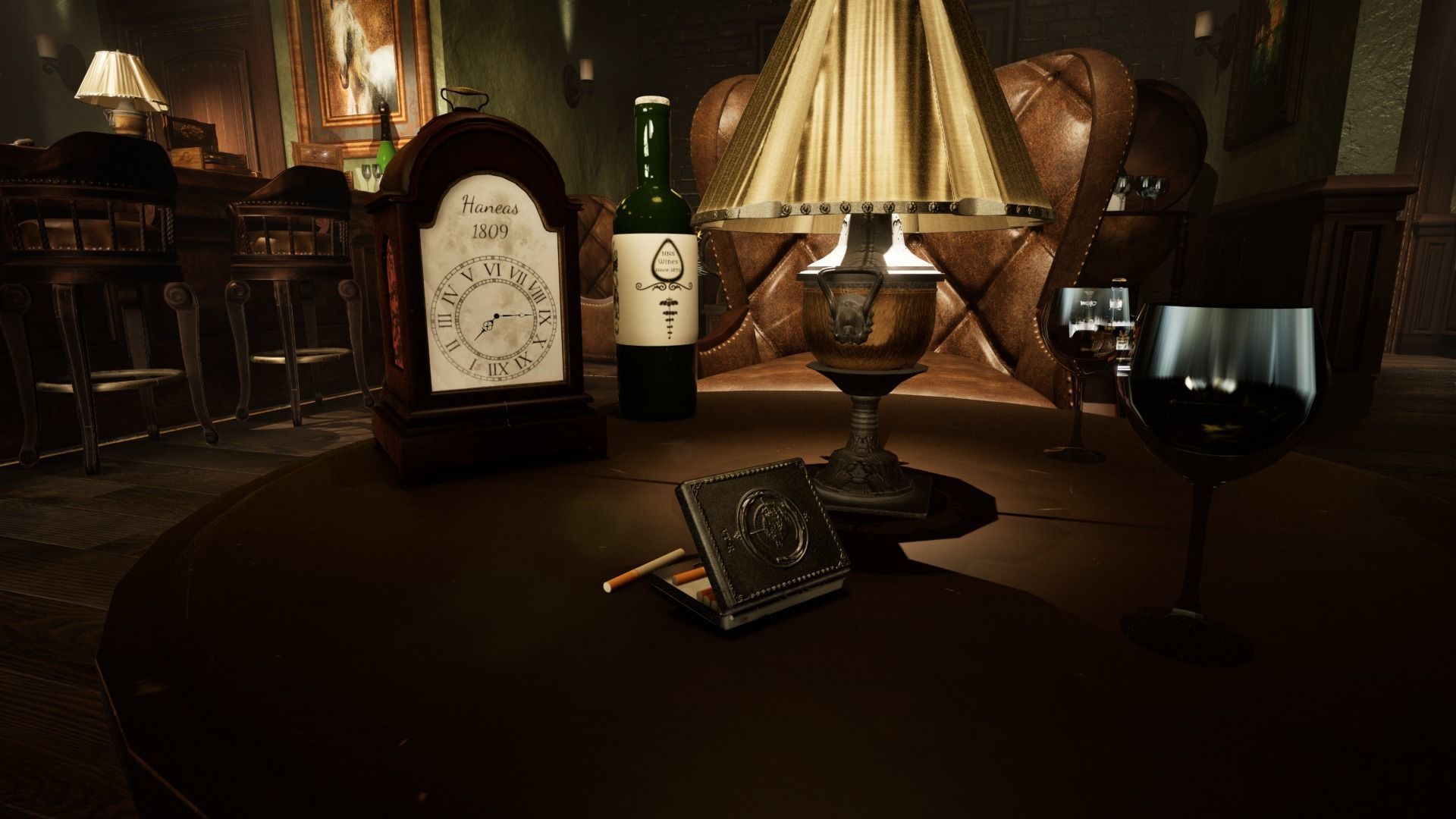 Cigar Store Pub Environment - Modular Pack - UE5 Low-poly 3D model_39